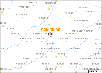 map of Ca di Guido