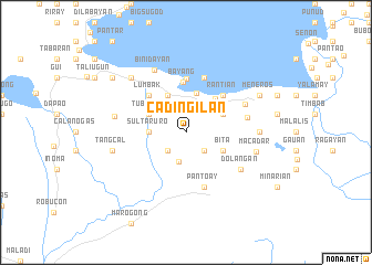 map of Cadingilan