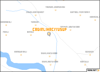 map of Çadırlıhacıyusuf