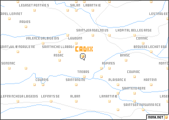 map of Cadix