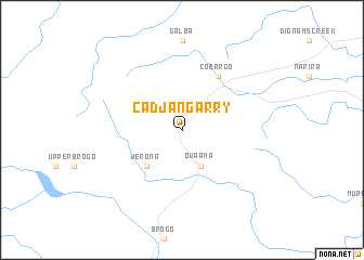 map of Cadjangarry