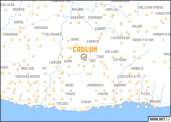 map of Cadlum