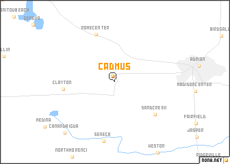 map of Cadmus