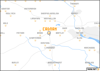 map of Cadnam