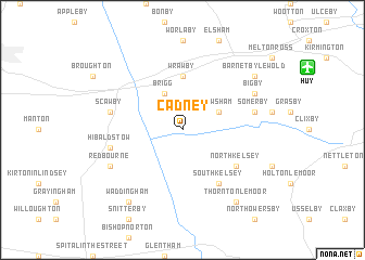 map of Cadney