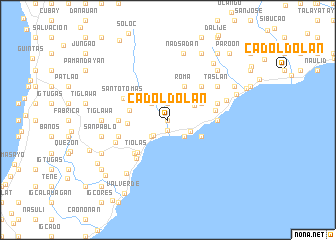 map of Cadoldolan