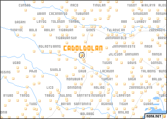 map of Cadoldolan