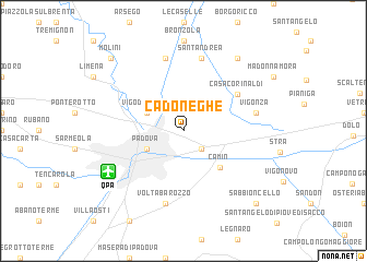 map of Cadoneghe