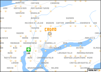 map of Cadro