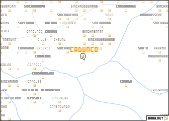 map of Caduncó