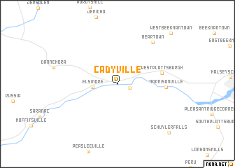 map of Cadyville