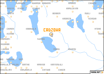 map of Cadzowa