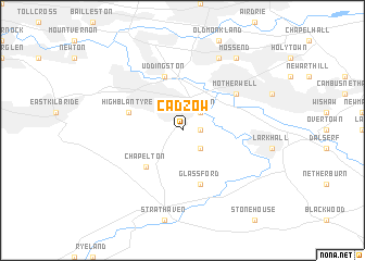 map of Cadzow