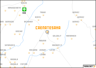 map of Caena Tesama