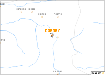 map of Caenby