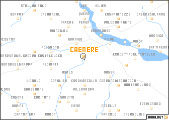 map of Caenere