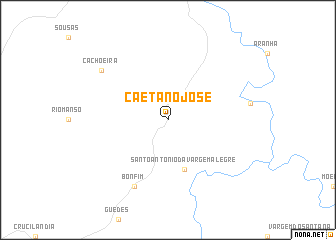 map of Caetano José