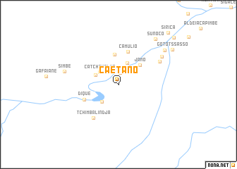 map of Caetano
