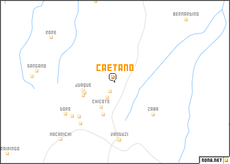 map of Caetano