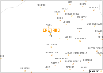 map of Caetano