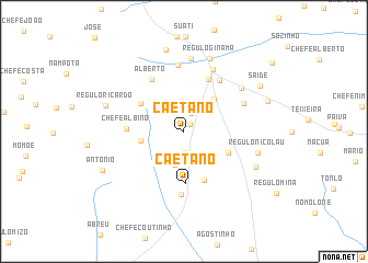 map of Caetano