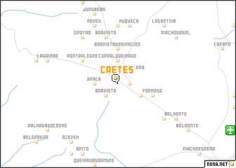 map of Caetés