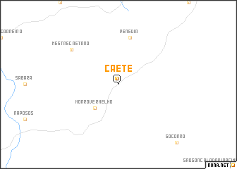 map of Caeté