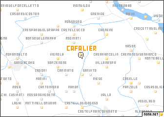 map of Ca Falier