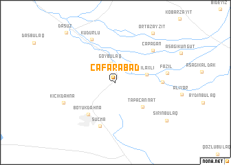 map of Cǝfǝrabad