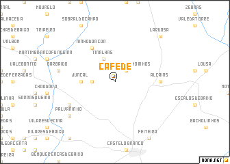 map of Cafede