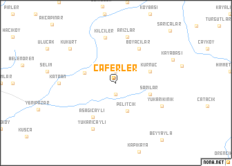 map of Caferler