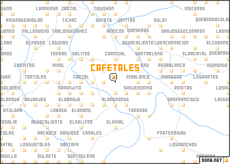 map of Cafetales