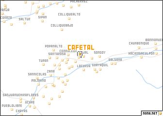 map of Cafetal