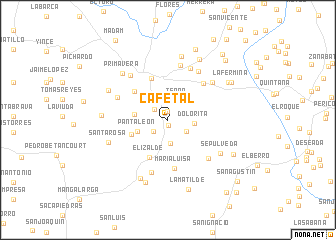 map of Cafetal