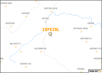 map of Cafèzal