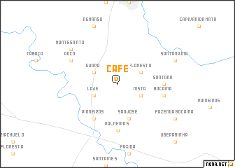 map of Café