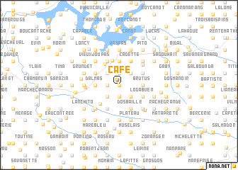 map of Café