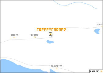 map of Caffey Corner
