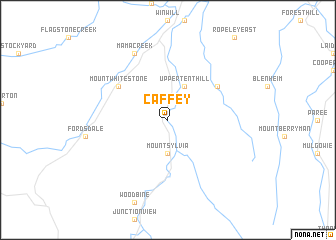 map of Caffey