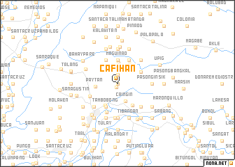 map of Cafihan