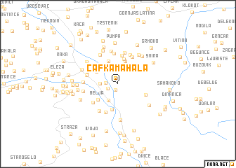 map of Čafka Mahala