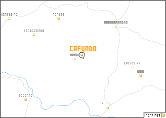 map of Cafundó