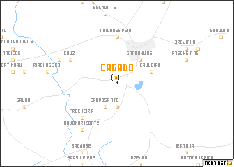 map of Cágado