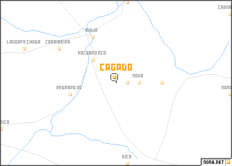 map of Cágado