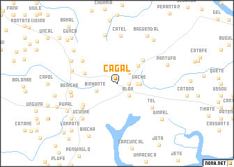 map of Cágal