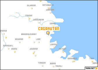 map of Cagamutan