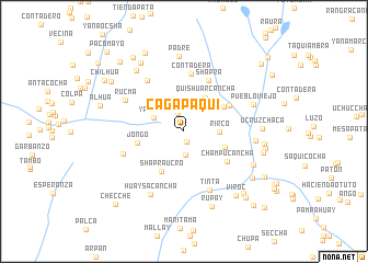 map of Cagapaqui