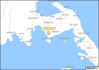 map of Cagaut