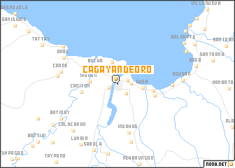 map of Cagayan de Oro