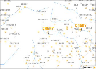 map of Cagay